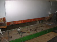 The middle sill is in good condition as well Alfa Romeo giulia 2000 1750 gtv gt veloce Berlina 1968 restoration restauratie rebuild