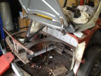 Looks scary, doesn't it? Alfa Romeo giulia 2000 1750 gtv gt veloce Berlina 1968 restoration restauratie rebuild