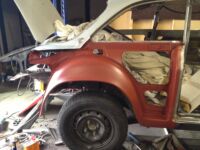 All protected and ready for the next phase Alfa Romeo giulia 2000 1750 gtv gt veloce Berlina 1968 restoration restauratie rebuild