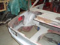The body loses more and more metal Alfa Romeo giulia 2000 1750 gtv gt veloce Berlina 1968 restoration restauratie rebuild
