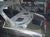 Sand blasted Alfa Romeo giulia 2000 1750 gtv gt veloce Berlina 1968 restoration restauratie rebuild