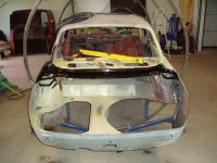Some final protection of inner parts Alfa Romeo giulia 2000 1750 gtv gt veloce Berlina 1968 restoration restauratie rebuild