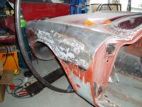 During paint stripping Alfa Romeo giulia 2000 1750 gtv gt veloce Berlina 1968 restoration restauratie rebuild