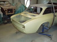 Epoxy coating Alfa Romeo giulia 2000 1750 gtv gt veloce Berlina 1968 restoration restauratie rebuild