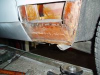 An old and nasty repair Alfa Romeo giulia 2000 1750 gtv gt veloce Berlina 1968 restoration restauratie rebuild