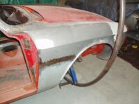 The sills were already replaced by the previous owner. And therefor the lower quarter as well. Alfa Romeo giulia 2000 1750 gtv gt veloce Berlina 1968 restoration restauratie rebuild