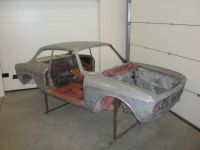 All exterior and bottom done Alfa Romeo giulia 2000 1750 gtv gt veloce Berlina 1968 restoration restauratie rebuild