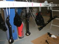 All parts sandblasted and painted Alfa Romeo giulia 2000 1750 gtv gt veloce Berlina 1968 restoration restauratie rebuild