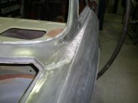 Used tin to fill Alfa Romeo giulia 2000 1750 gtv gt veloce Berlina 1968 restoration restauratie rebuild