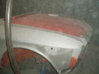 Just a light touch with the sandblaster..... Alfa Romeo giulia 2000 1750 gtv gt veloce Berlina 1968 restoration restauratie rebuild