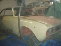 Epoxy coating (yes the small part at the bottom was done later) Alfa Romeo giulia 2000 1750 gtv gt veloce Berlina 1968 restoration restauratie rebuild