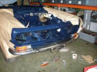 I managed to find a cheap replacement bumper Alfa Romeo giulia 2000 1750 gtv gt veloce Berlina 1968 restoration restauratie rebuild