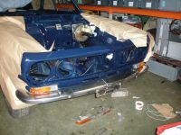 I managed to find a cheap replacement bumper Alfa Romeo giulia 2000 1750 gtv gt veloce Berlina 1968 restoration restauratie rebuild