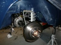 Rear axle mounted Alfa Romeo giulia 2000 1750 gtv gt veloce Berlina 1968 restoration restauratie rebuild