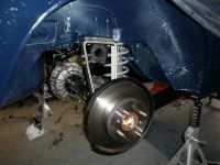 Rear axle mounted Alfa Romeo giulia 2000 1750 gtv gt veloce Berlina 1968 restoration restauratie rebuild
