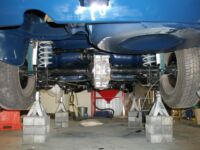 Overview of the axle Alfa Romeo giulia 2000 1750 gtv gt veloce Berlina 1968 restoration restauratie rebuild