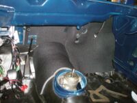 Next layer: sound reduction material Alfa Romeo giulia 2000 1750 gtv gt veloce Berlina 1968 restoration restauratie rebuild