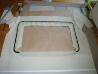 Glueing the front part first gives a good basis to work from Alfa Romeo giulia 2000 1750 gtv gt veloce Berlina 1968 restoration restauratie rebuild