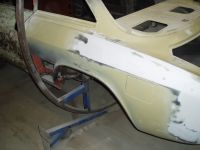 Some older repairs on the wheel arche Alfa Romeo giulia 2000 1750 gtv gt veloce Berlina 1968 restoration restauratie rebuild