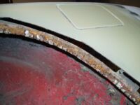 Drilled out the spot welds Alfa Romeo giulia 2000 1750 gtv gt veloce Berlina 1968 restoration restauratie rebuild