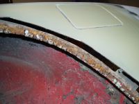 Drilled out the spot welds Alfa Romeo giulia 2000 1750 gtv gt veloce Berlina 1968 restoration restauratie rebuild