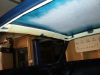 The big piece of foam still missing Alfa Romeo giulia 2000 1750 gtv gt veloce Berlina 1968 restoration restauratie rebuild