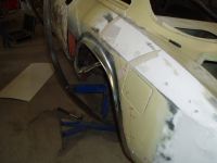 Making sure I got the position right Alfa Romeo giulia 2000 1750 gtv gt veloce Berlina 1968 restoration restauratie rebuild