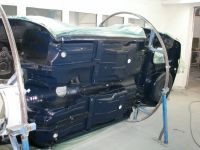 Undercoating and color sprayed Alfa Romeo giulia 2000 1750 gtv gt veloce Berlina 1968 restoration restauratie rebuild