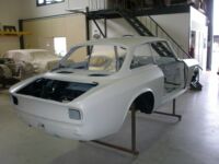 Rear view Alfa Romeo giulia 2000 1750 gtv gt veloce Berlina 1968 restoration restauratie rebuild