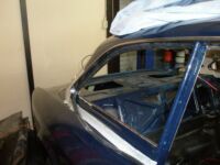 Trim in place, rubber partially mounted Alfa Romeo giulia 2000 1750 gtv gt veloce Berlina 1968 restoration restauratie rebuild