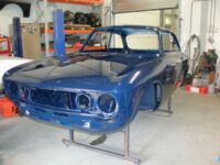 Great color! AR 343 Blu Olandese Alfa Romeo giulia 2000 1750 gtv gt veloce Berlina 1968 restoration restauratie rebuild