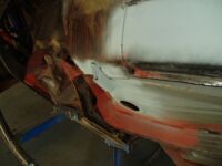 LH front jacking point Alfa Romeo giulia 2000 1750 gtv gt veloce Berlina 1968 restoration restauratie rebuild