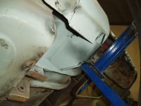LH rear jacking point Alfa Romeo giulia 2000 1750 gtv gt veloce Berlina 1968 restoration restauratie rebuild