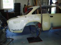 Very unhappy with the result of patching up 3 areas! After gone around the car with repairing, I decided to do this over completely! Alfa Romeo giulia 2000 1750 gtv gt veloce Berlina 1968 restoration restauratie rebuild