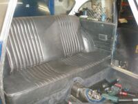 Rear seat and panels fitted Alfa Romeo giulia 2000 1750 gtv gt veloce Berlina 1968 restoration restauratie rebuild