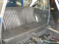 Rear seat and panels fitted Alfa Romeo giulia 2000 1750 gtv gt veloce Berlina 1968 restoration restauratie rebuild