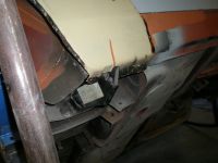 The brackets were way to high for this model.... Alfa Romeo giulia 2000 1750 gtv gt veloce Berlina 1968 restoration restauratie rebuild