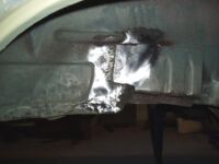 Taking away the paint and rust Alfa Romeo giulia 2000 1750 gtv gt veloce Berlina 1968 restoration restauratie rebuild