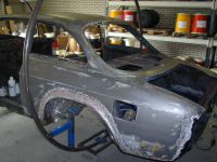 Some previous repairs there Alfa Romeo giulia 2000 1750 gtv gt veloce Berlina 1968 restoration restauratie rebuild